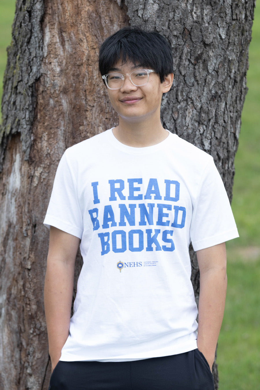 Banned Books Stacked Tee