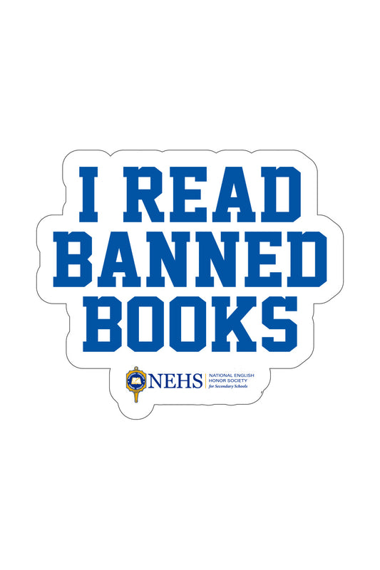 Banned Books Stacked Sticker